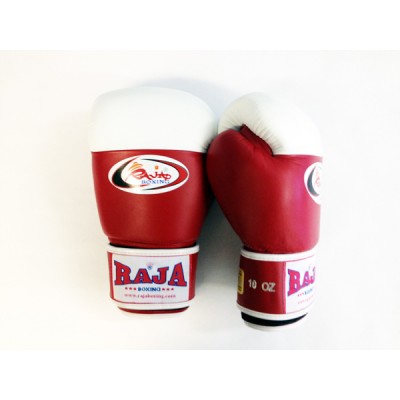 Боксерские перчатки Raja Boxing соревновательные на липучке 